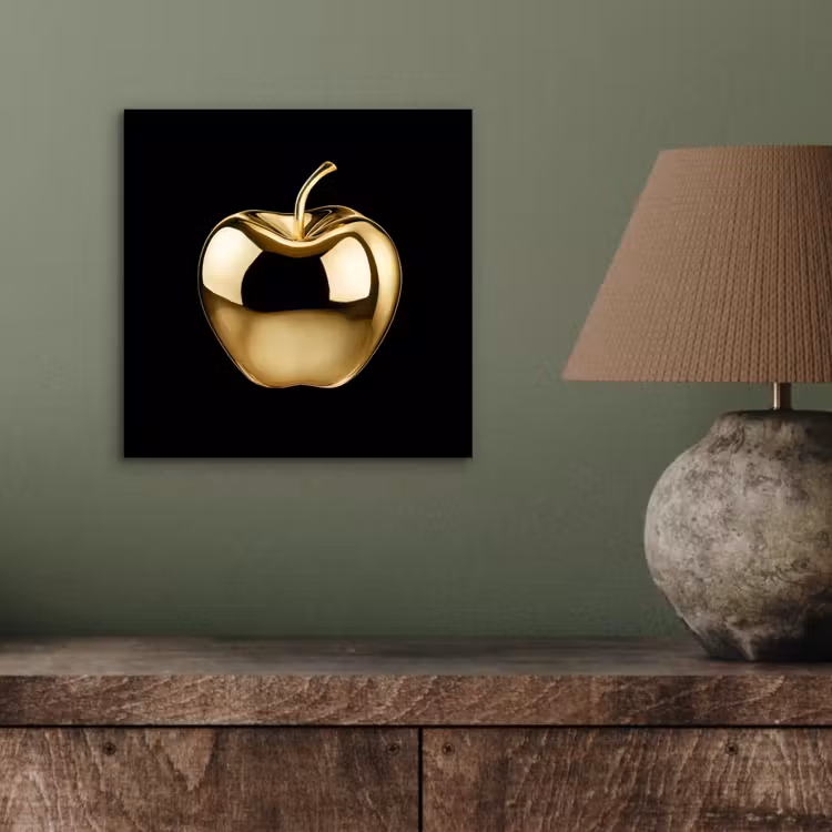 Appel - Goud - Chrome - Zwart aluminium wit klein -sfeer2