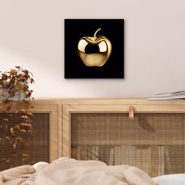 Appel - Goud - Chrome - Zwart aluminium wit klein -sfeer3
