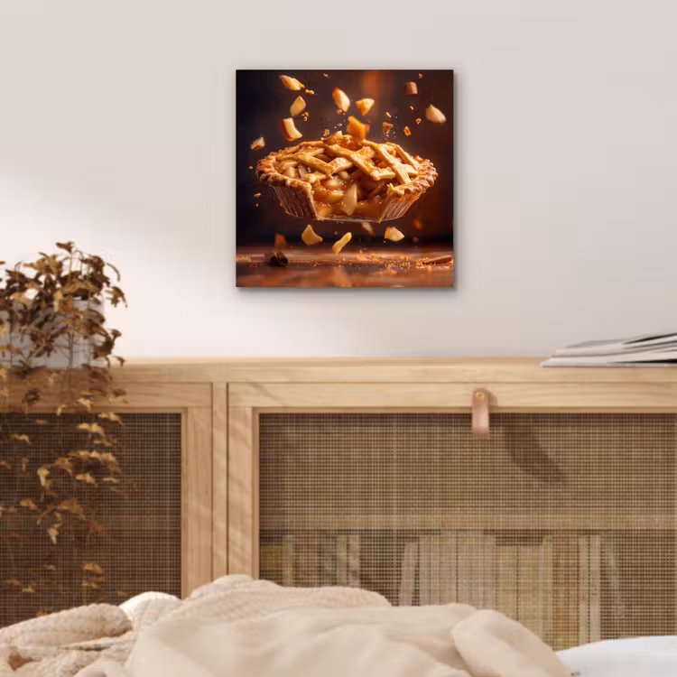 Appel - Taart - Warm - Eten aluminium wit klein -sfeer3