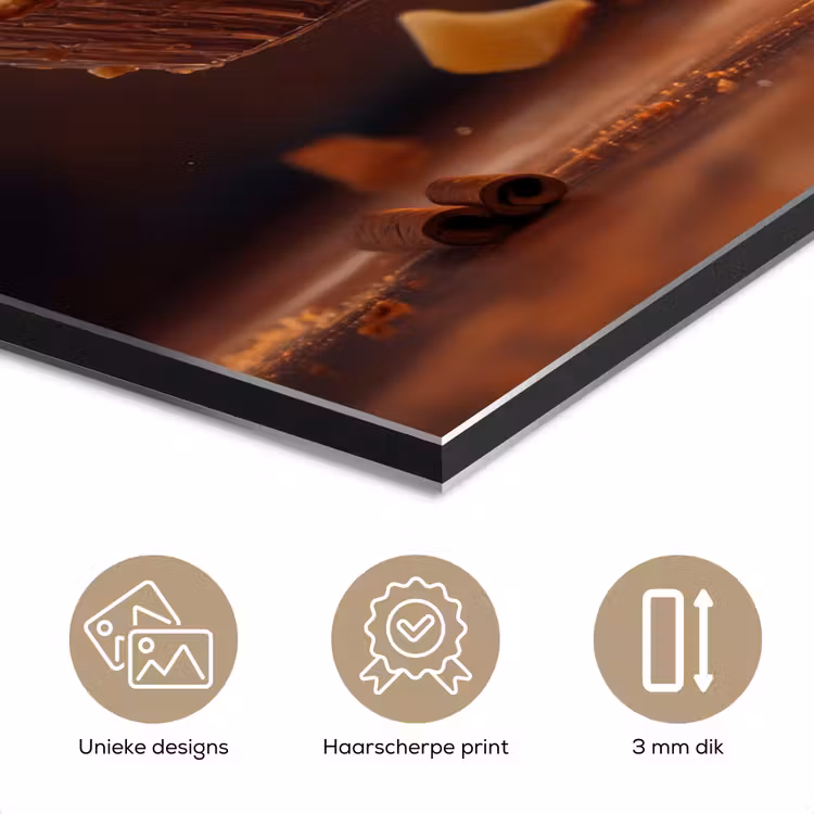 Appel - Taart - Warm - Eten aluminium wit klein -closeup_NL