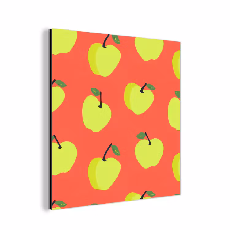 Appels - Modern - Groen aluminium wit klein 46 -3d