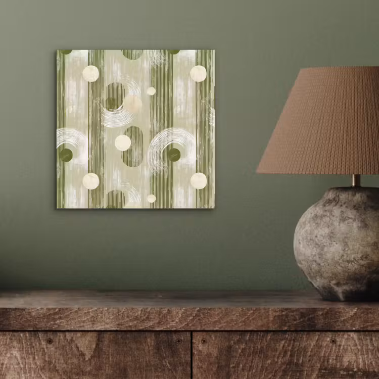 Artistiek - Modern - Groen aluminium wit klein 46 -sfeer2