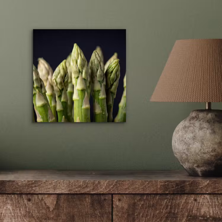 Asperges - Groen - Zwart aluminium wit klein -sfeer2