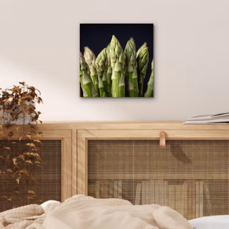 Asperges - Groen - Zwart aluminium wit klein -sfeer3