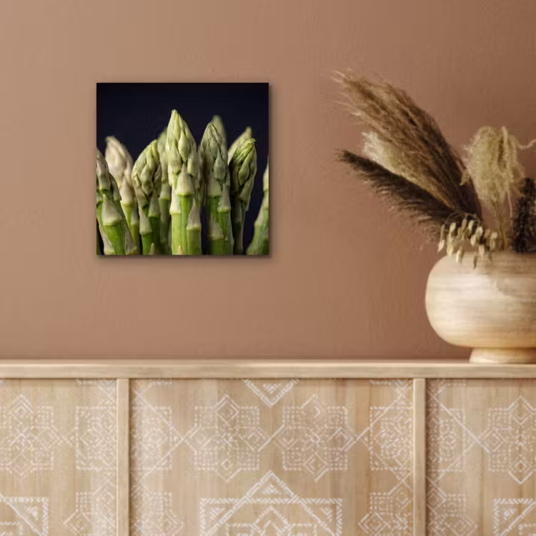 Asperges - Groen - Zwart aluminium wit klein -sfeer4