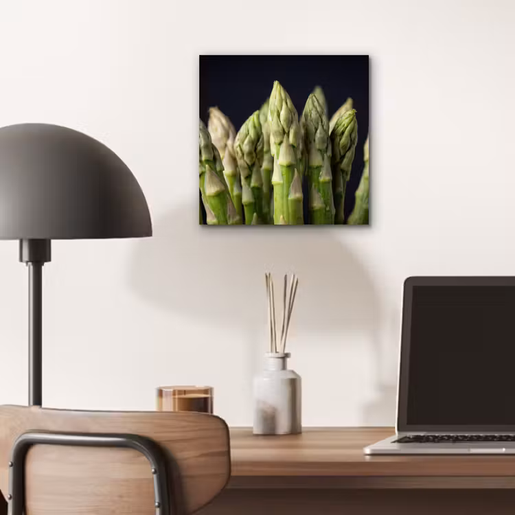 Asperges - Groen - Zwart aluminium wit klein -sfeer5