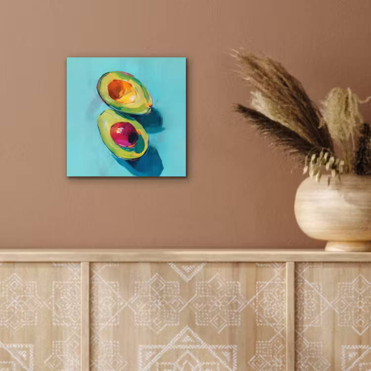 Avocado - Groen - Pit - Schaduw aluminium wit klein -sfeer4