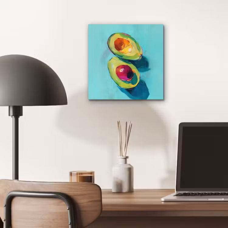 Avocado - Groen - Pit - Schaduw aluminium wit klein -sfeer5