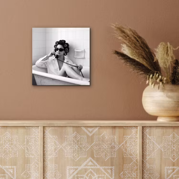 Bad - Vrouw - Zwart - Wit aluminium wit klein -sfeer4