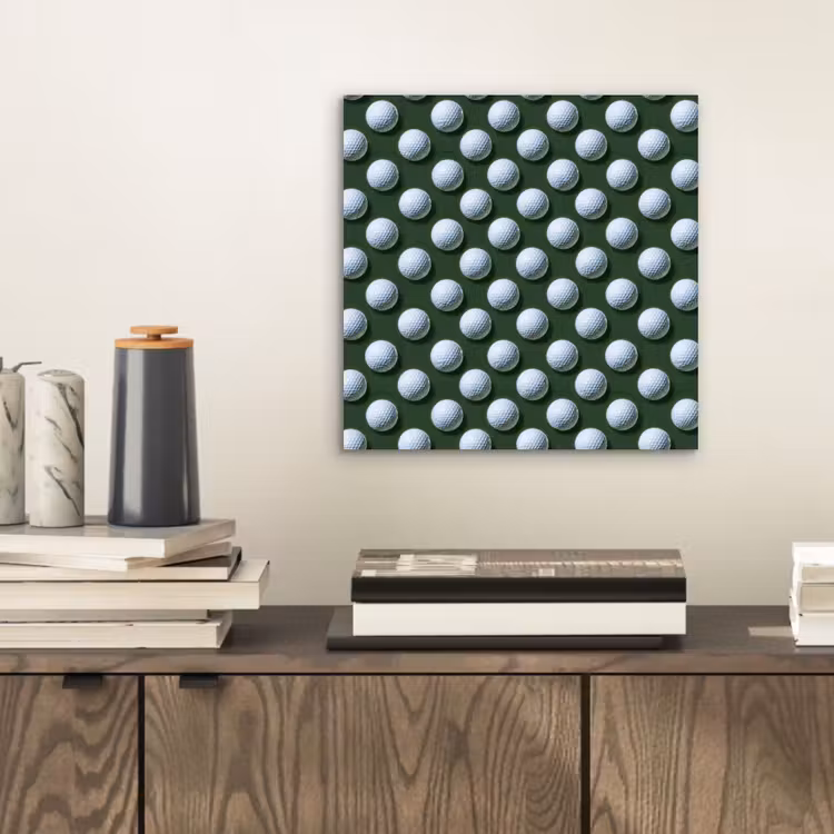 Ballen - Golf - Groen aluminium wit klein 46 -sfeer1