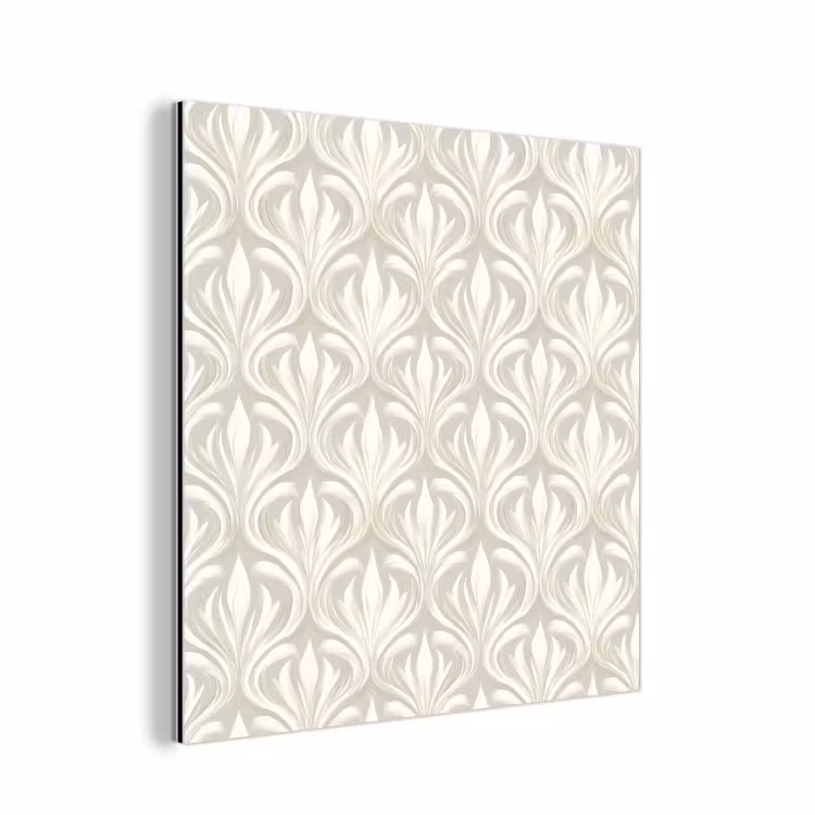 Barok - Patroon - Beige aluminium wit klein 46 -3d