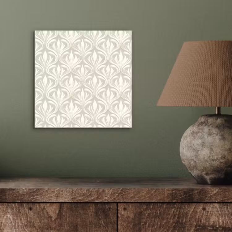 Barok - Patroon - Beige aluminium wit klein 46 -sfeer2
