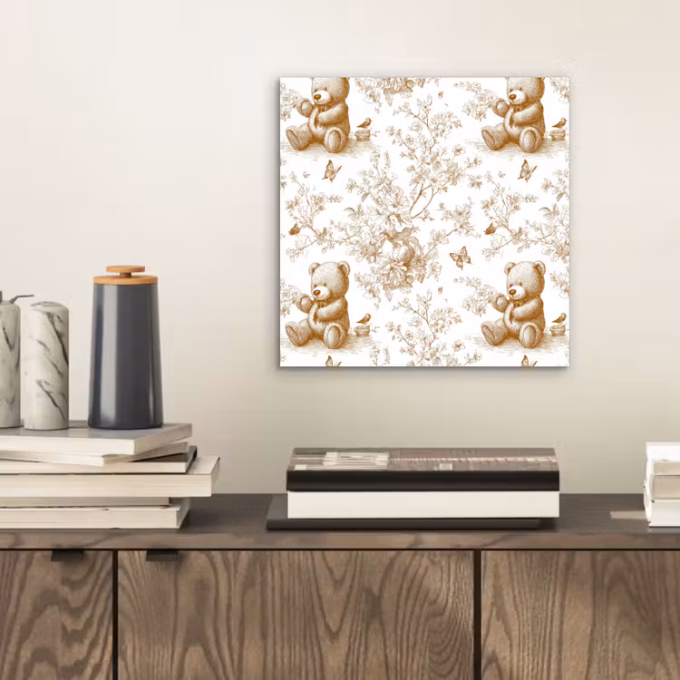 Beer - Tijdloos - Bruin aluminium wit klein 46 -sfeer1