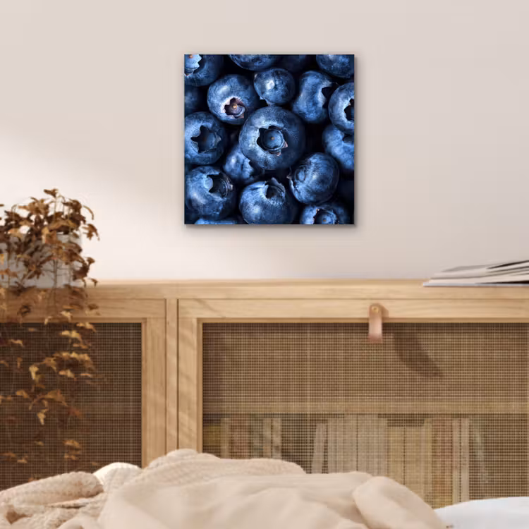 Bessen - Blauw - Fruit aluminium wit klein -sfeer3