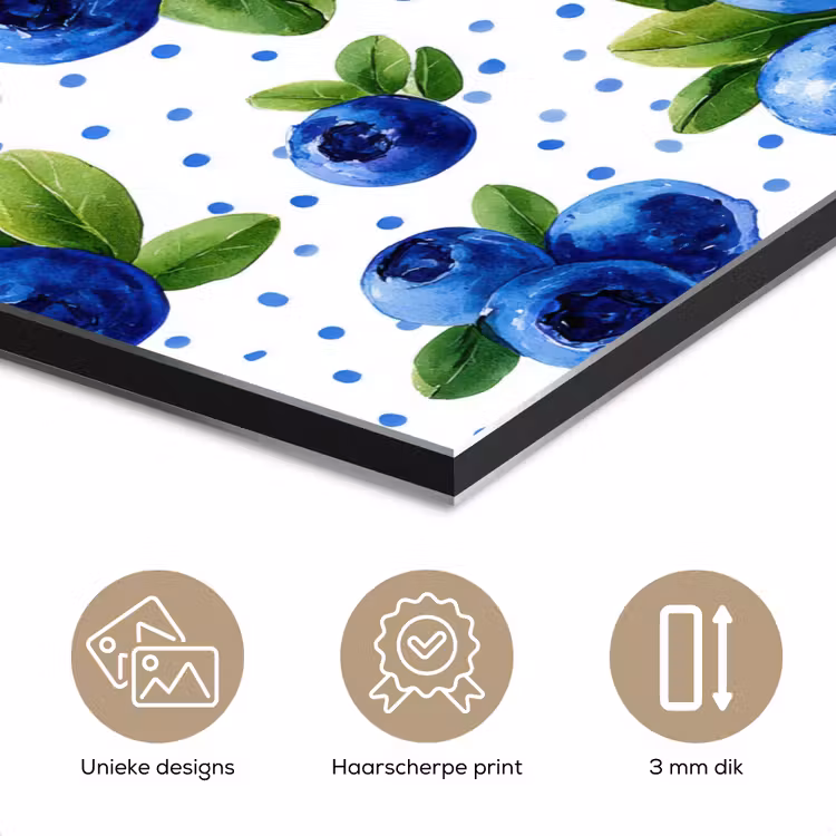 Bessen - Patroon - Blauw aluminium wit klein 46 -closeup_NL