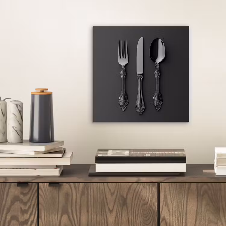 Bestek - Zwart aluminium wit klein -sfeer1