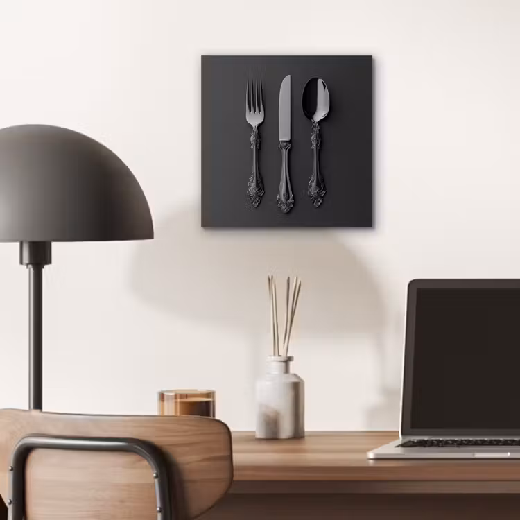 Bestek - Zwart aluminium wit klein -sfeer5