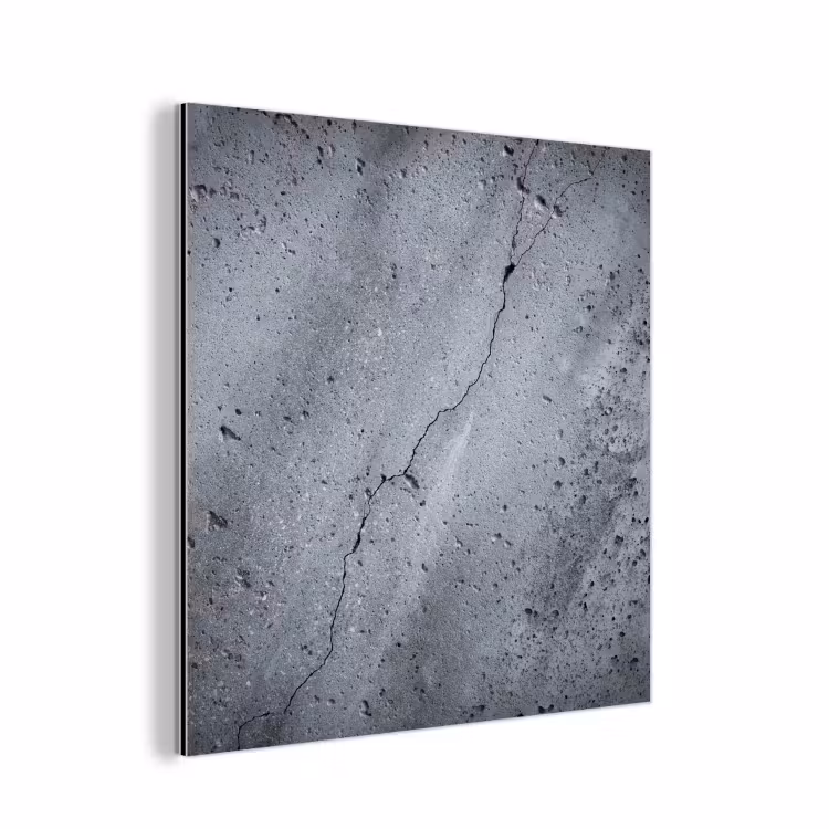 Beton - Grijs - Scheur aluminium wit klein -3d