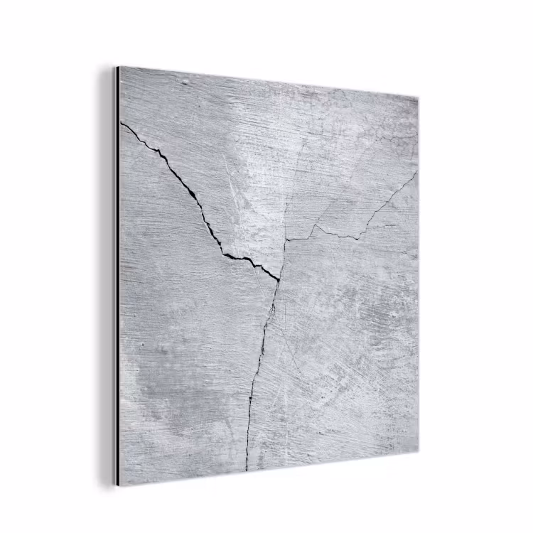 Beton - Scheur - Grijs aluminium wit klein -3d