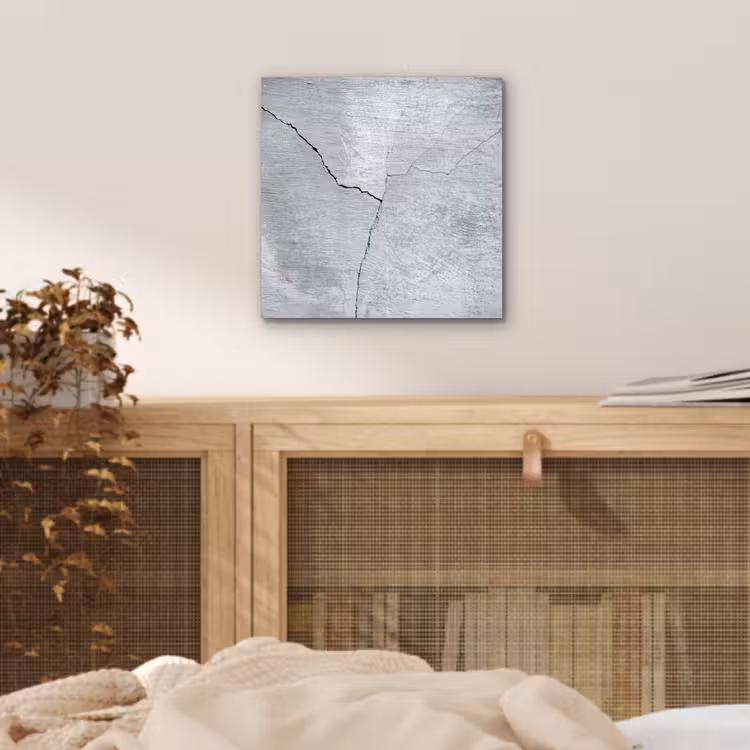 Beton - Scheur - Grijs aluminium wit klein -sfeer3