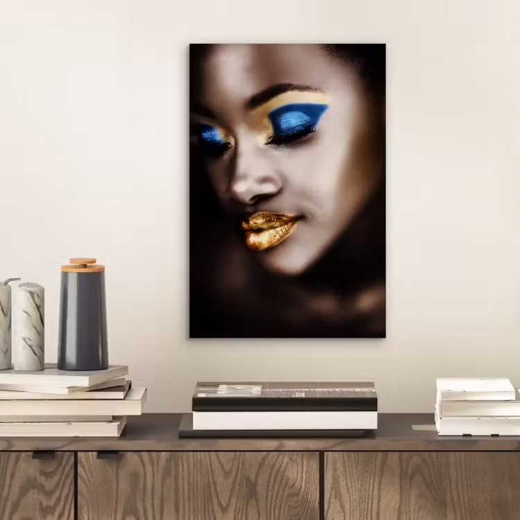 Black and Gold - Vrouw - Make up aluminium wit klein -sfeer1