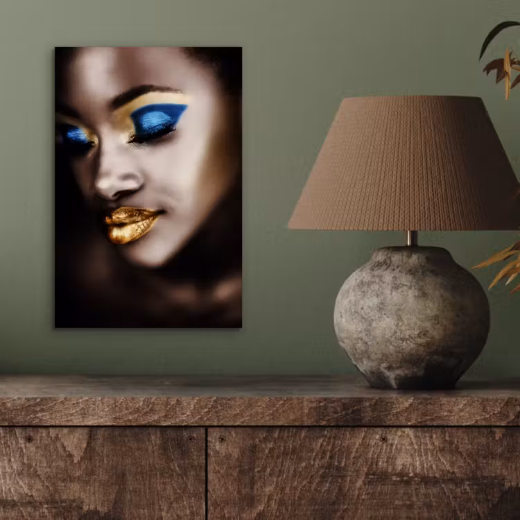 Black and Gold - Vrouw - Make up aluminium wit klein -sfeer2