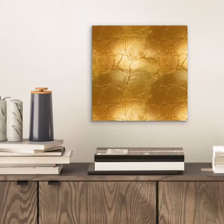 Bladgoud - Vintage - Textuur - Warm Goud aluminium wit klein 46 -sfeer1