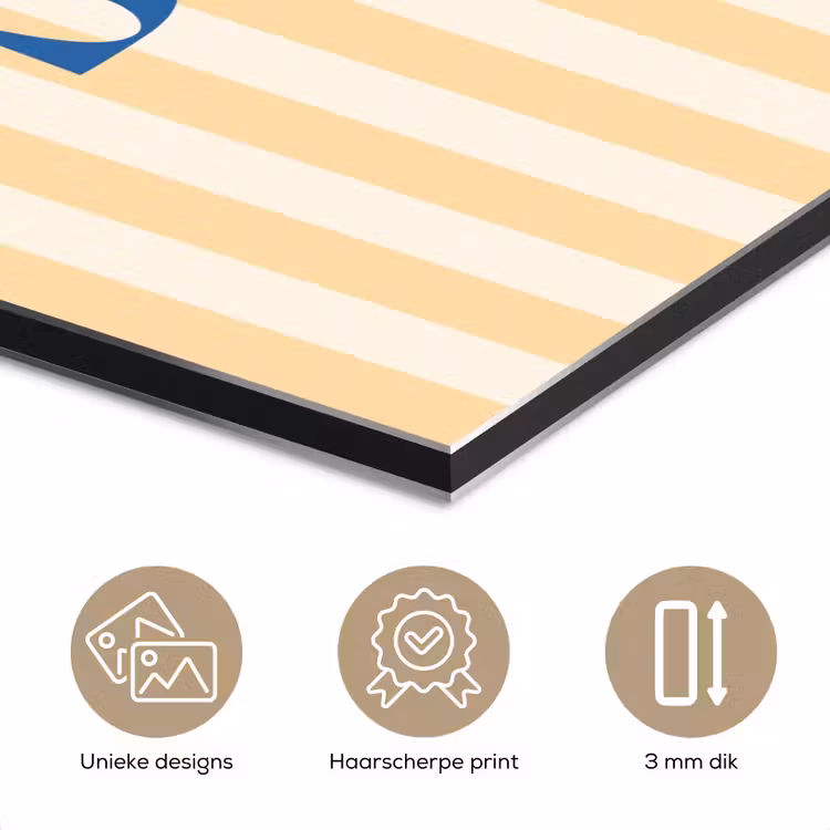 Blauw - Geel - Strepen - Salud aluminium wit klein -closeup_NL