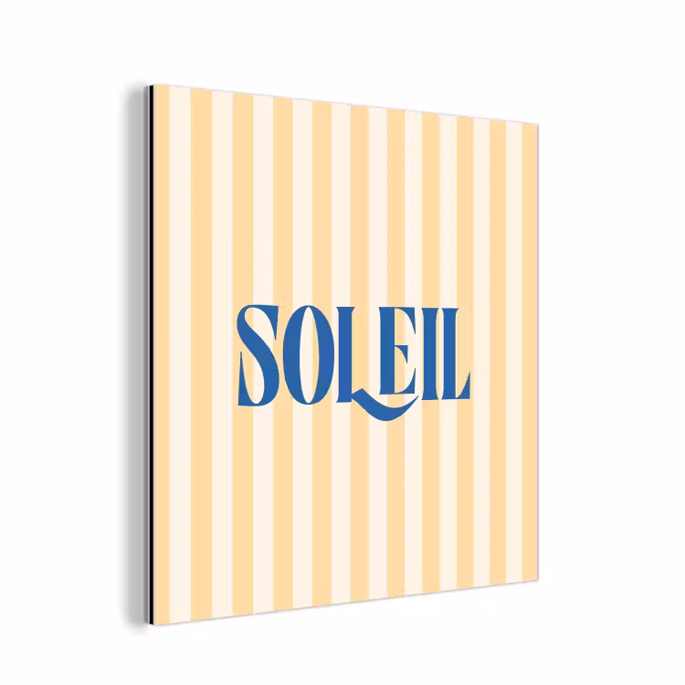 Blauw - Geel - Strepen - Soleil aluminium wit klein -3d