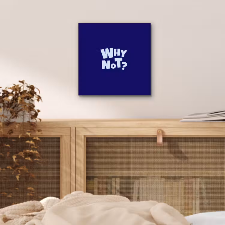 Blauw - Why not - Minimalistisch aluminium wit klein -sfeer3