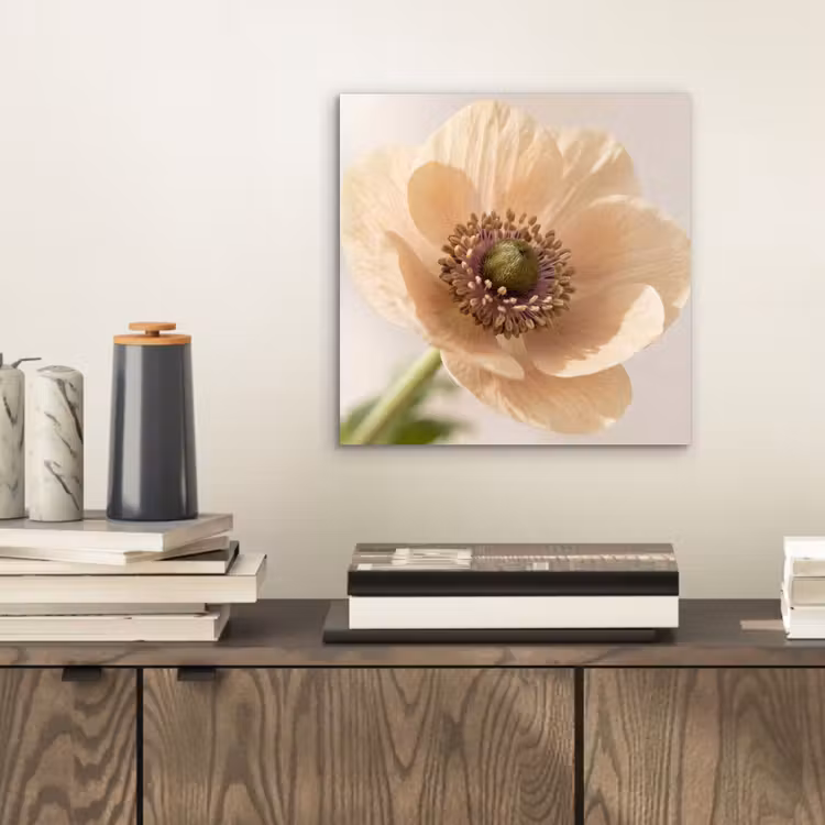 Bloem - Minimalistisch - Groen aluminium wit klein -sfeer1