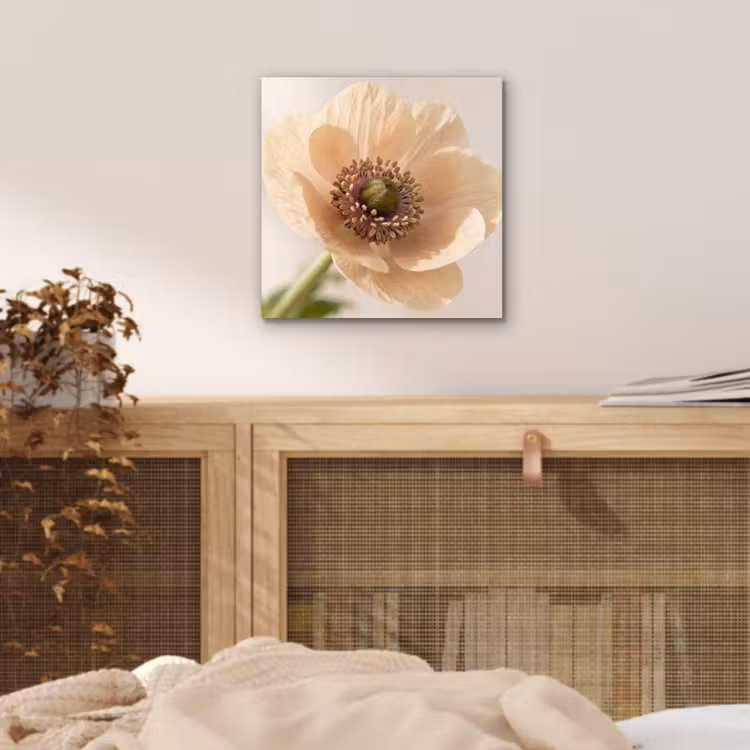 Bloem - Minimalistisch - Groen aluminium wit klein -sfeer3