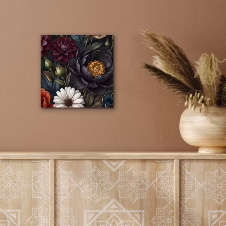 Bloemen - Boeket - Natuur - Klassiek - Weelderig aluminium wit klein -sfeer4