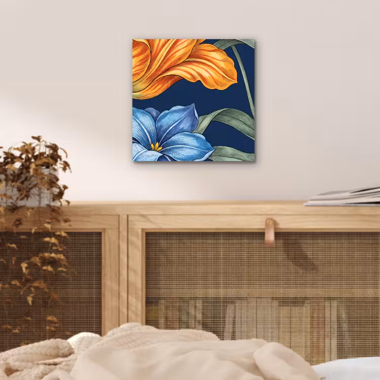 Aluminium schilderij - Bloemen - Botanisch - Patroon — 4