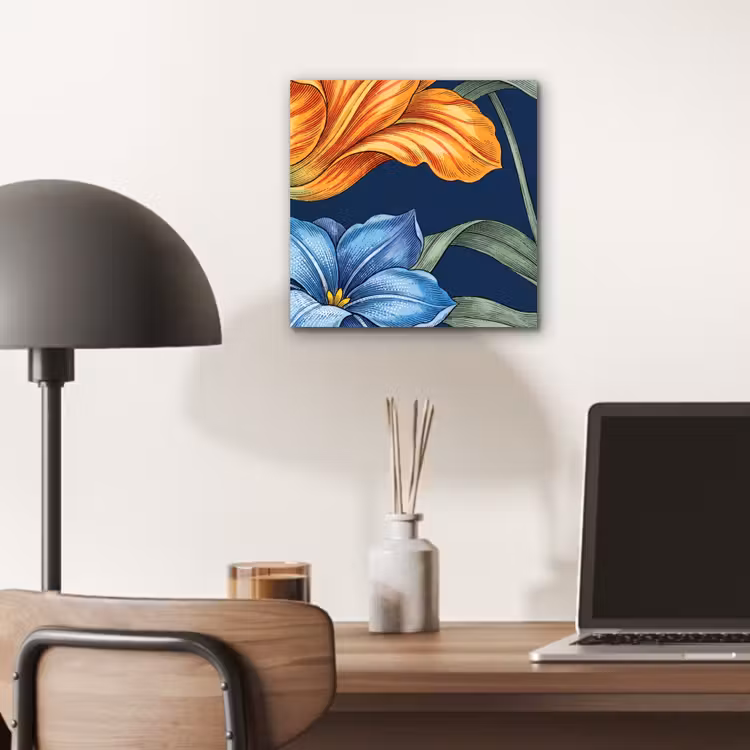 Aluminium schilderij - Bloemen - Botanisch - Patroon — 6