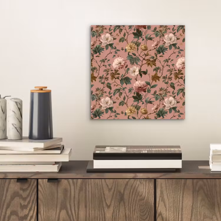 Bloemen - Klassiek - Roze aluminium wit klein 46 -sfeer1