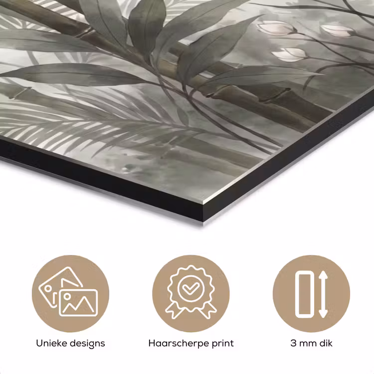 Bloemen - Knop - Tuin - Illustratie - Wit aluminium wit klein -closeup_NL