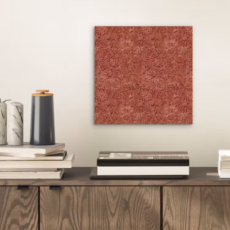 Bloemen - Motief - Rood aluminium wit klein 46 -sfeer1