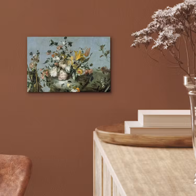 Bloemen - Oude Meesters - Olieverf aluminium wit klein -sfeer4