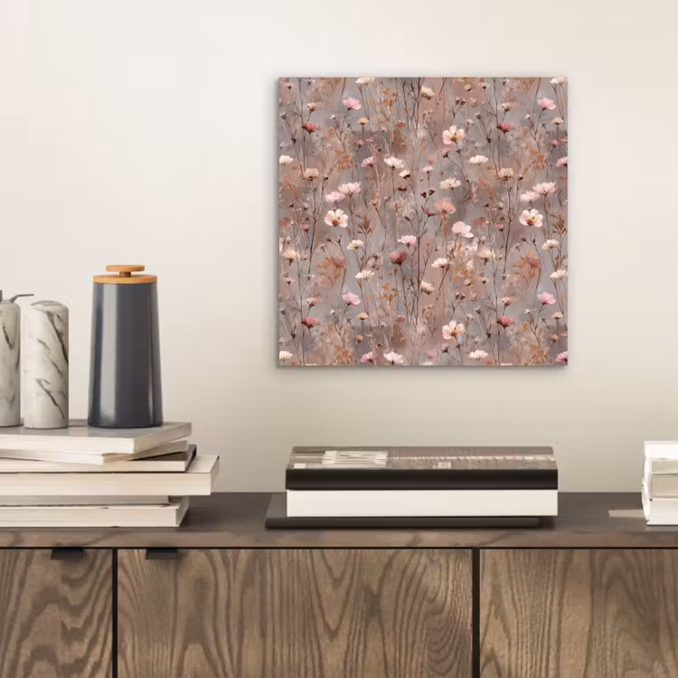 Bloemen - Wild - Pastel aluminium wit klein 46 -sfeer1
