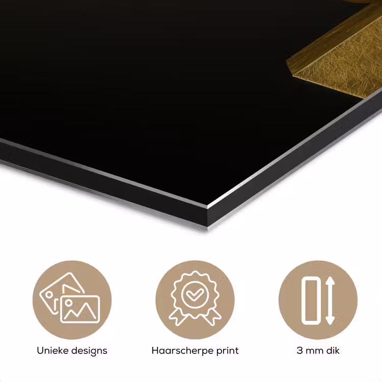 Boeket - Oranje - Gouden - vaas aluminium wit klein -closeup_NL