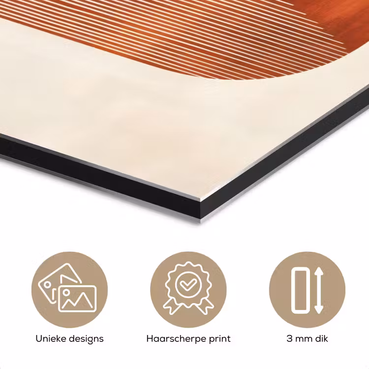Bogen - Beige - Vormen aluminium wit klein -closeup_NL