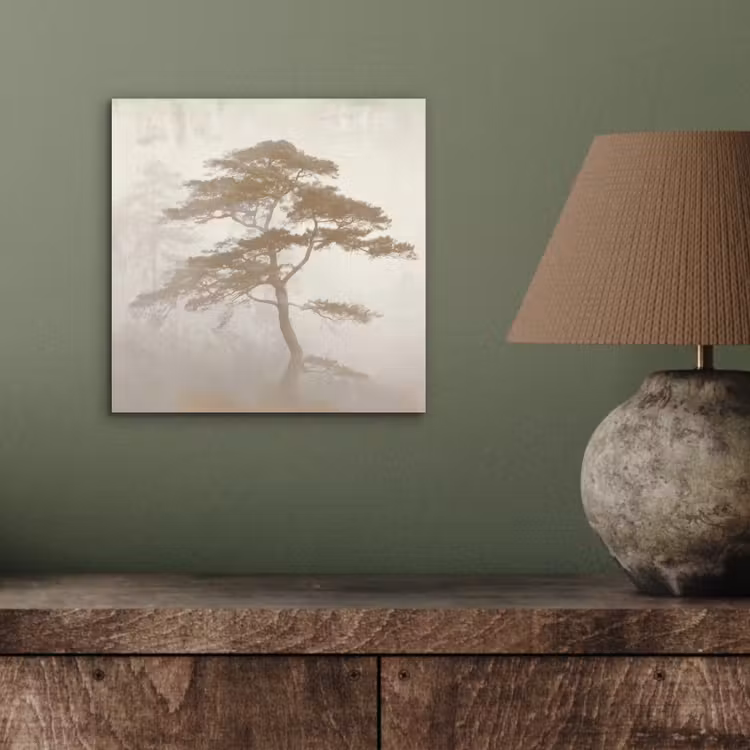 Boom - Oosterse stijl - Landschap aluminium wit klein -sfeer2