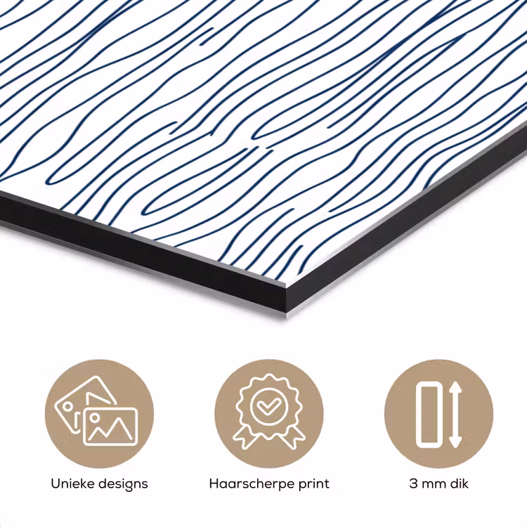 Boot - Water - Rood - Illustratie - Minimalistisch aluminium wit klein -closeup_NL
