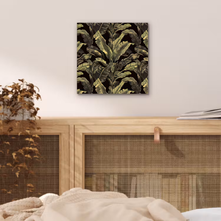 Botanisch - Bladeren - Groen aluminium wit klein 46 -sfeer3