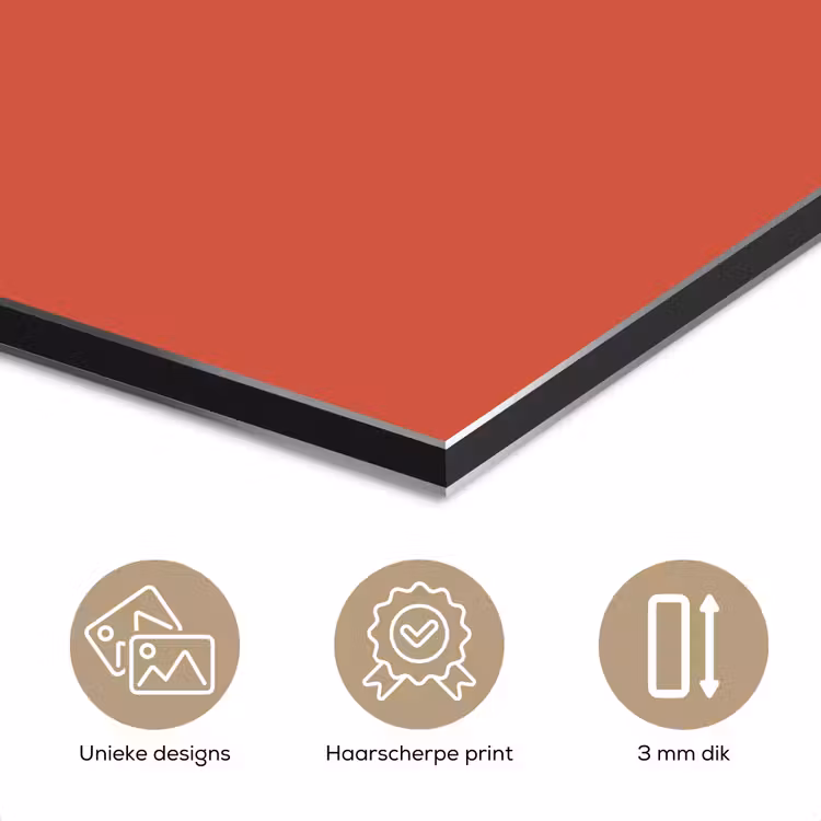 Brick - Red - Rood aluminium wit klein 46 -closeup_NL