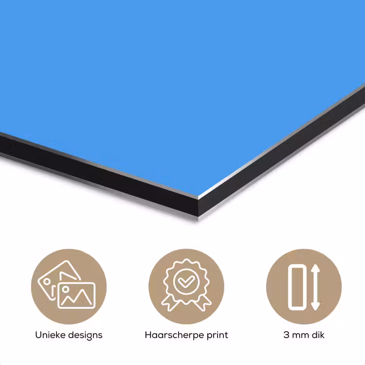 Bright - Azure - Blauw aluminium wit klein 46 -closeup_NL