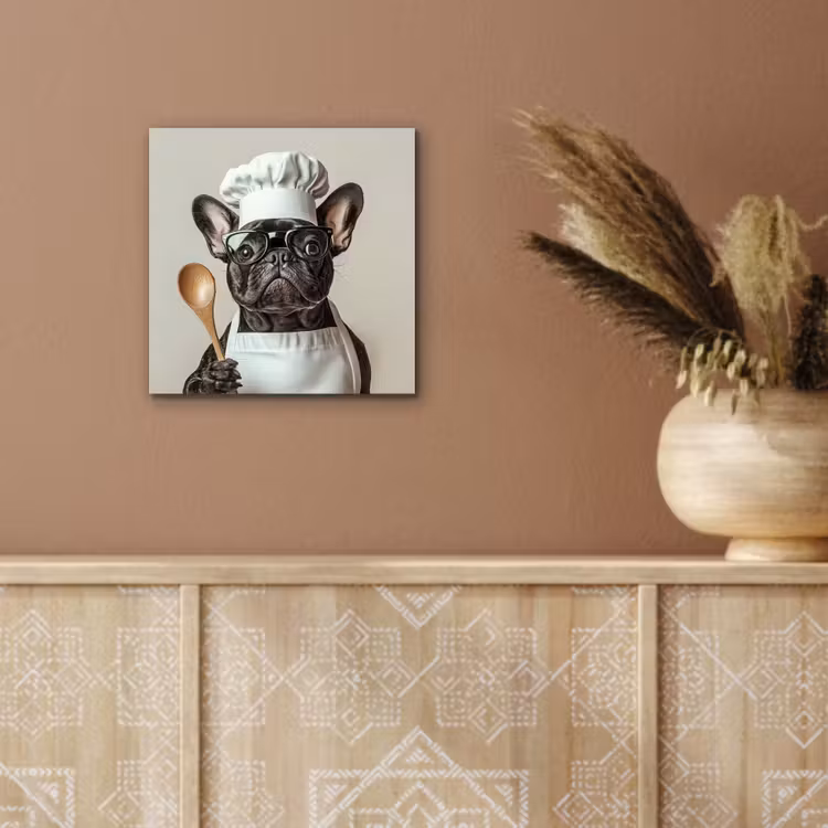 Bril - Hond - Kok aluminium wit klein -sfeer4