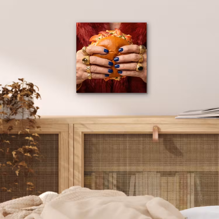 Broodje - Bontjas - Goud aluminium wit klein -sfeer3