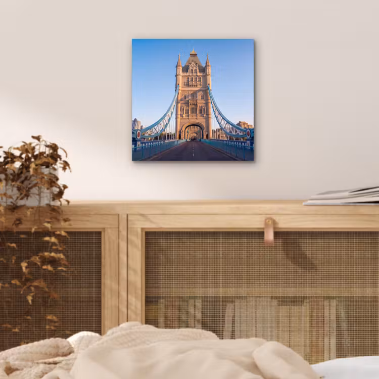 Brug - Toren - Architectuur - Klassiek - Blauw aluminium wit klein -sfeer3
